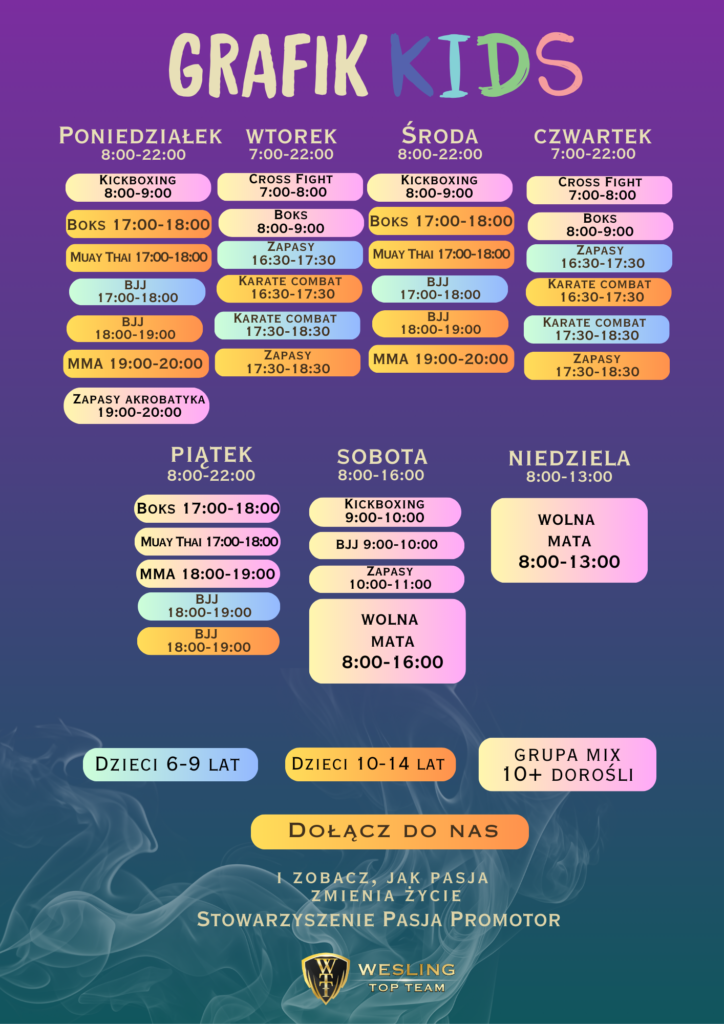Grafik Zajęć Projekt Graficzny