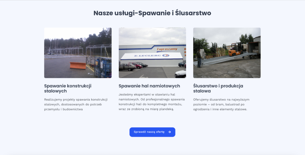 Projekt strony internetowej