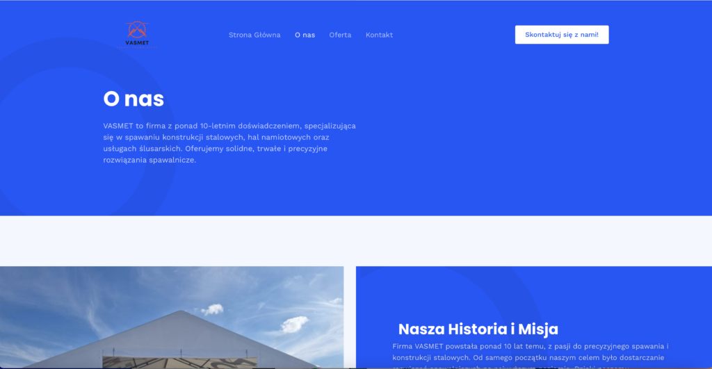 Projekt strony internetowej